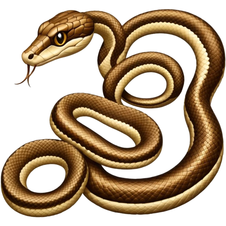 snake print emoji