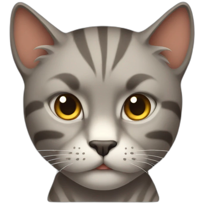 Muscular cat emoji