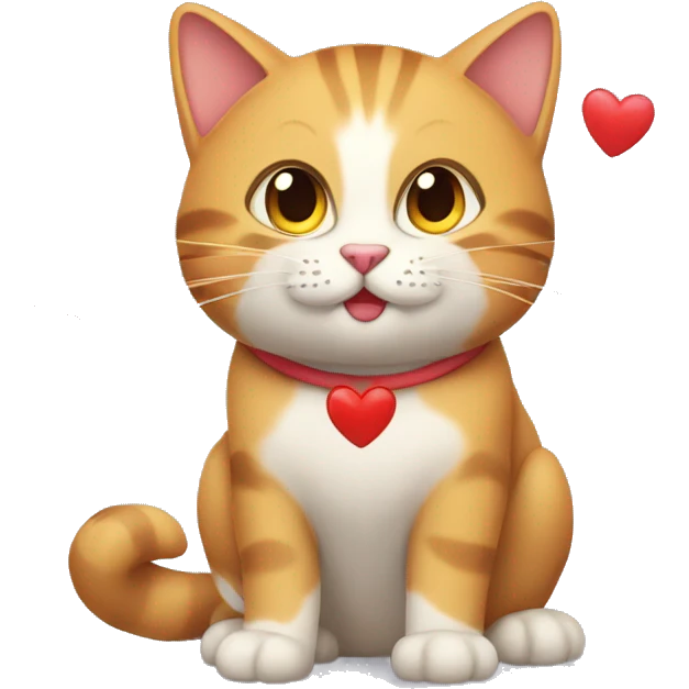 Gato con corazón  emoji