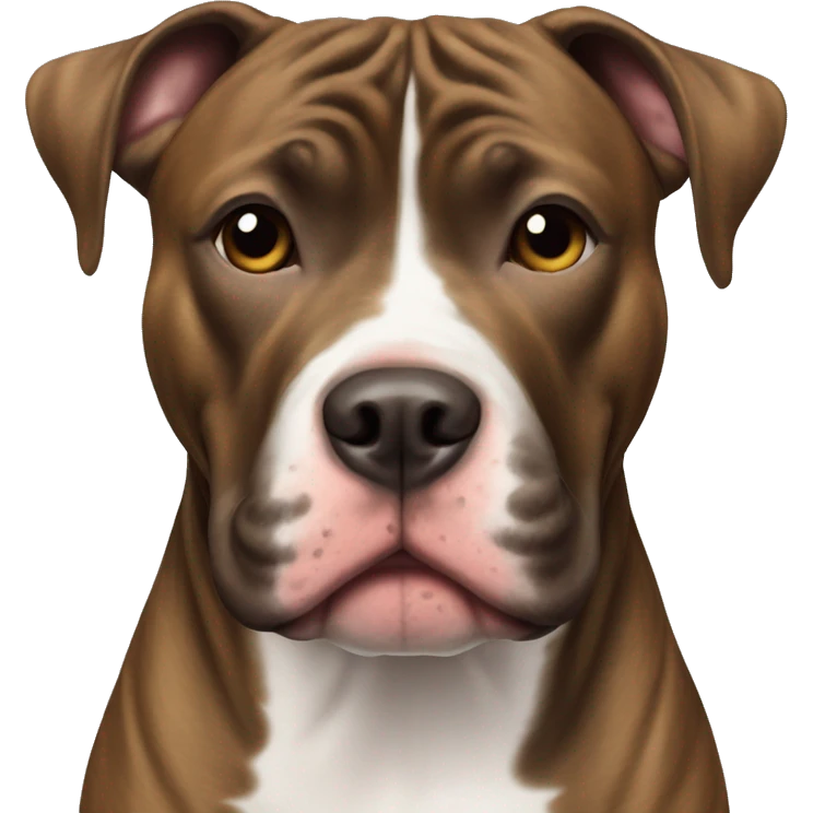 brindle pit bull emoji