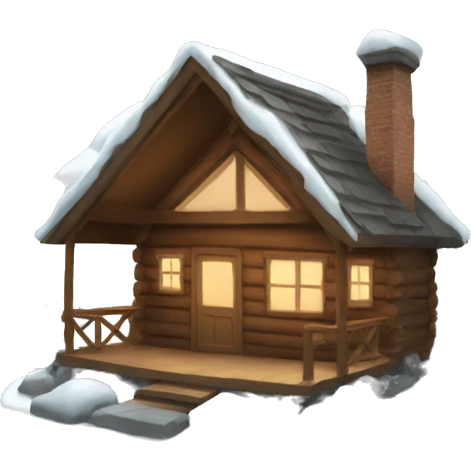 Cozy cabin  emoji