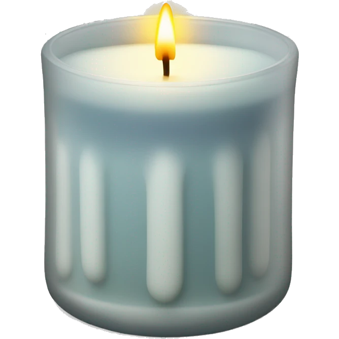 Candle in transparent pot emoji