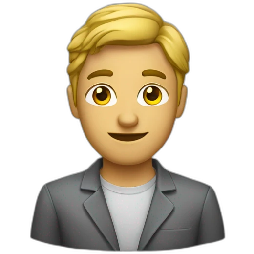 Américain staff grise  emoji