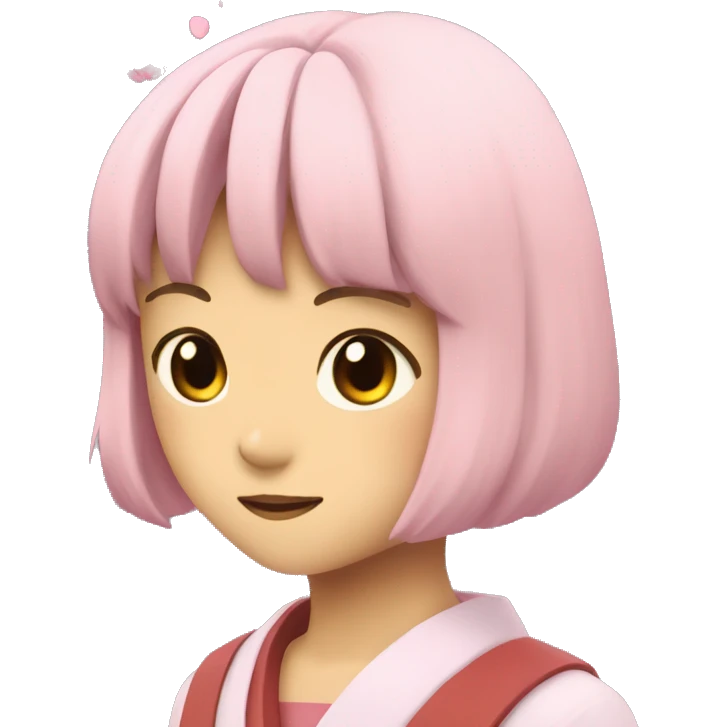 Ghibli style Sakura Icon emoji