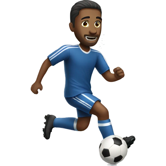 Man playing soccer  emoji