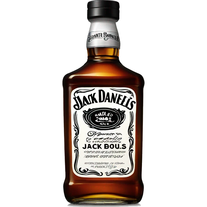 Jack Daniels bottle emoji