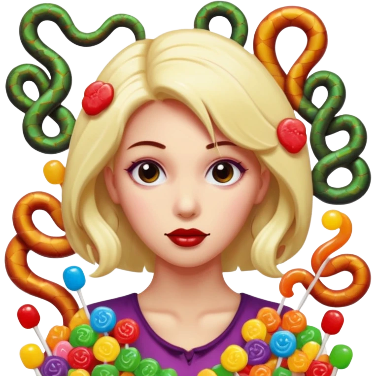 Candy Medusa emoji
