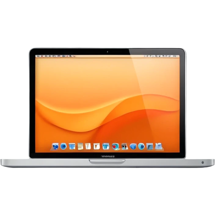orange macbook emoji