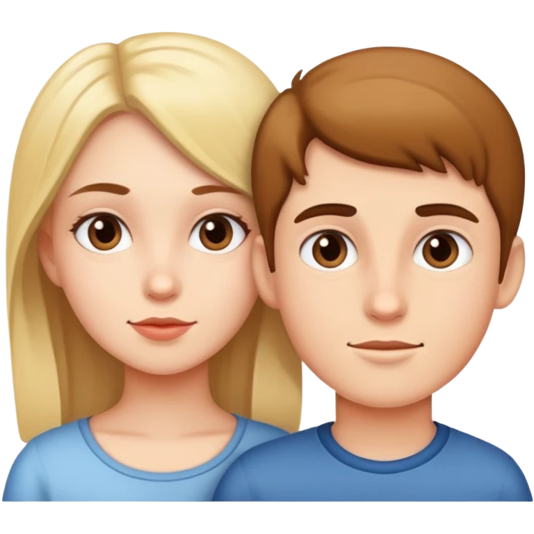 Girl with boy emoji