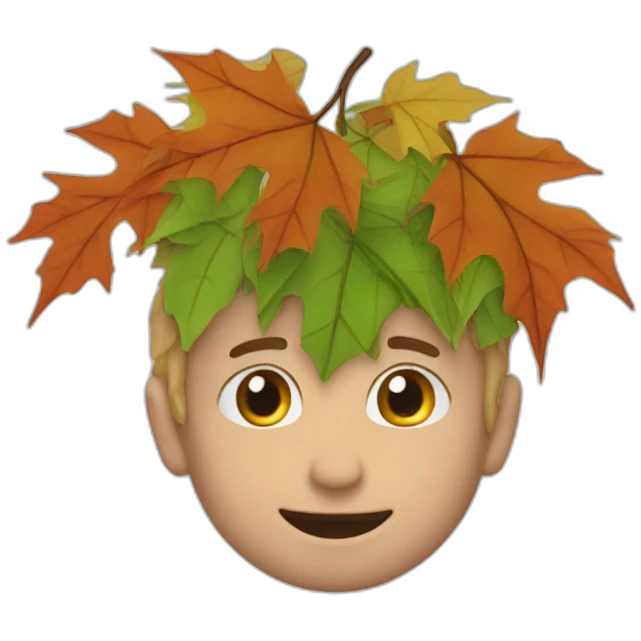 Leef fall emoji
