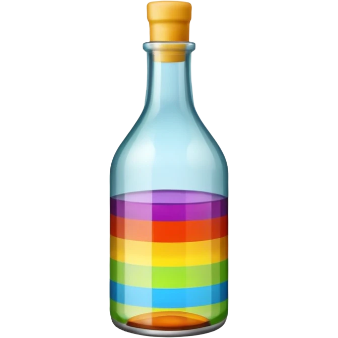 striped bottle emoji