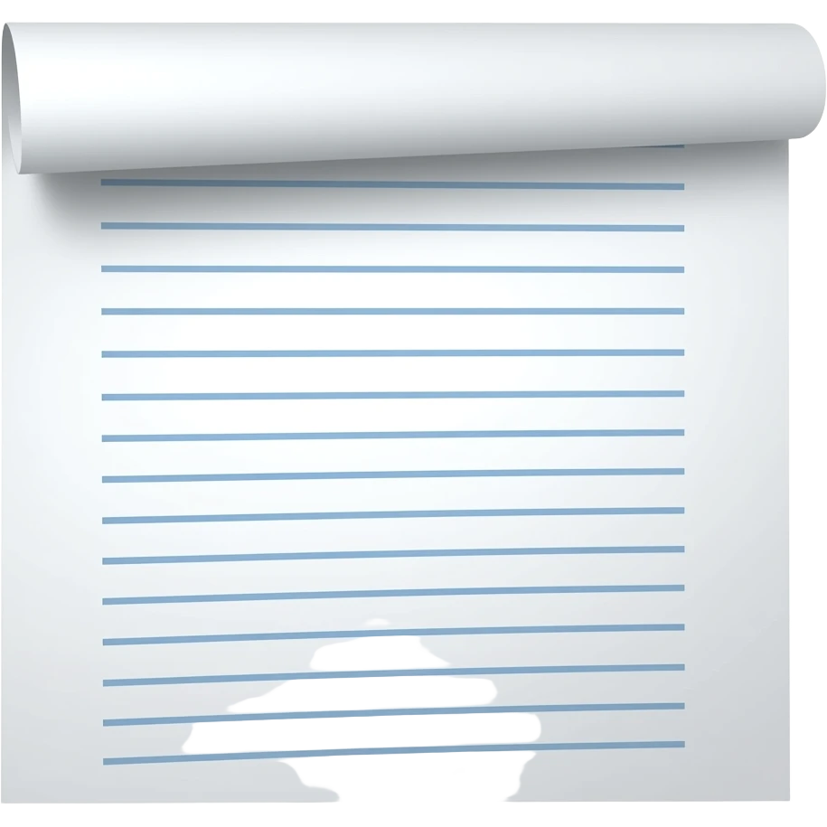 white report paper emoji