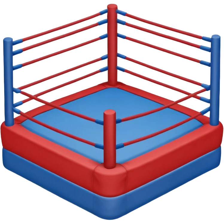 A plain wrestling ring emoji