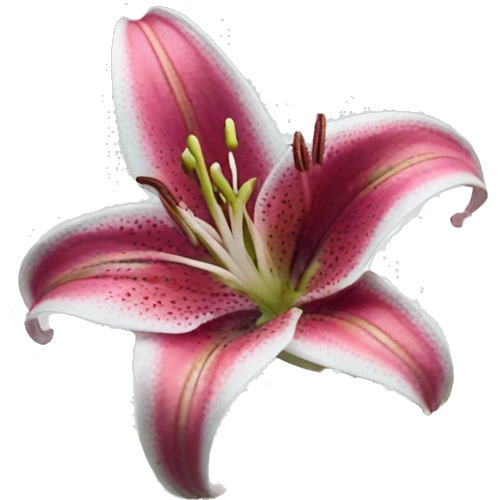 Stargazer lily  emoji