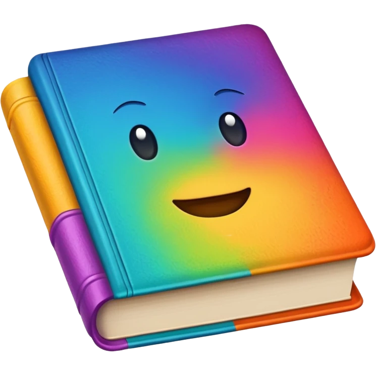 colorful book emoji