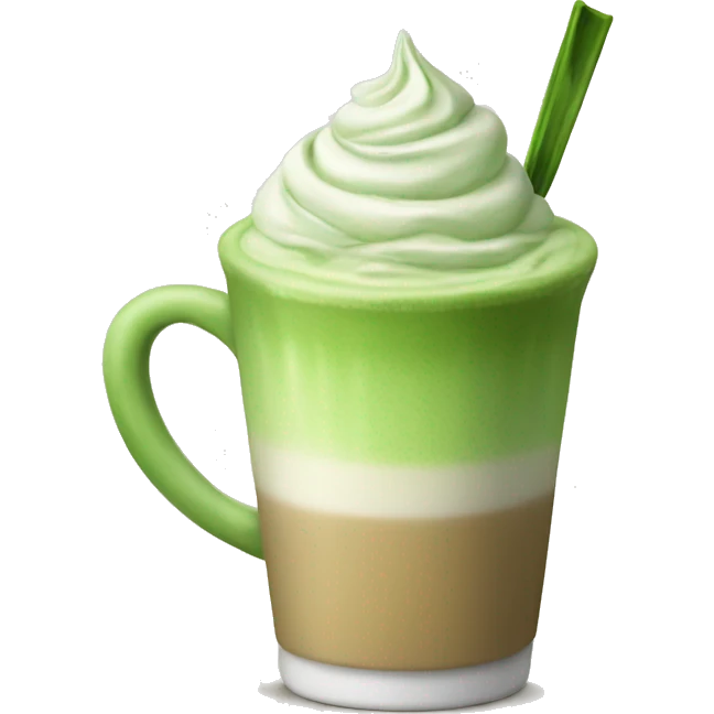 Matcha latte  emoji
