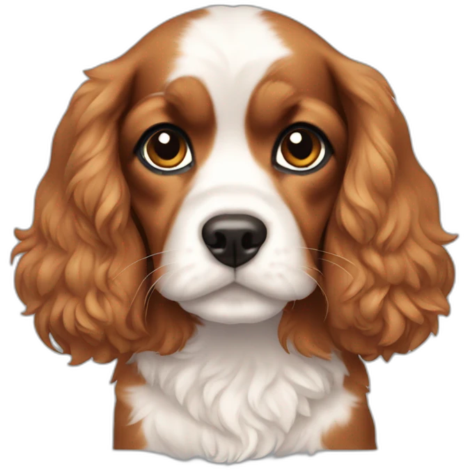 Cavalier puppy emoji