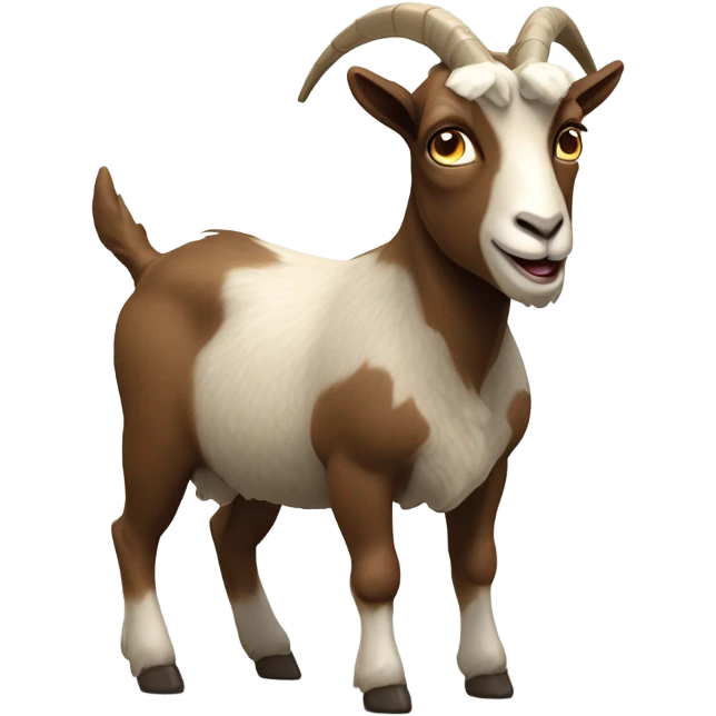 Goat simulator goat brown emoji
