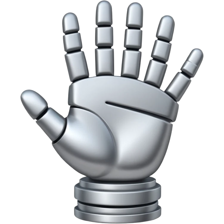 strong metal hand emoji