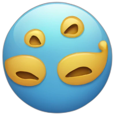 Share button with ouerspace theme emoji