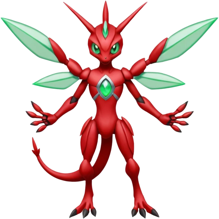 Inteleon-Scizor-Pokémon-Fusion, full body emoji