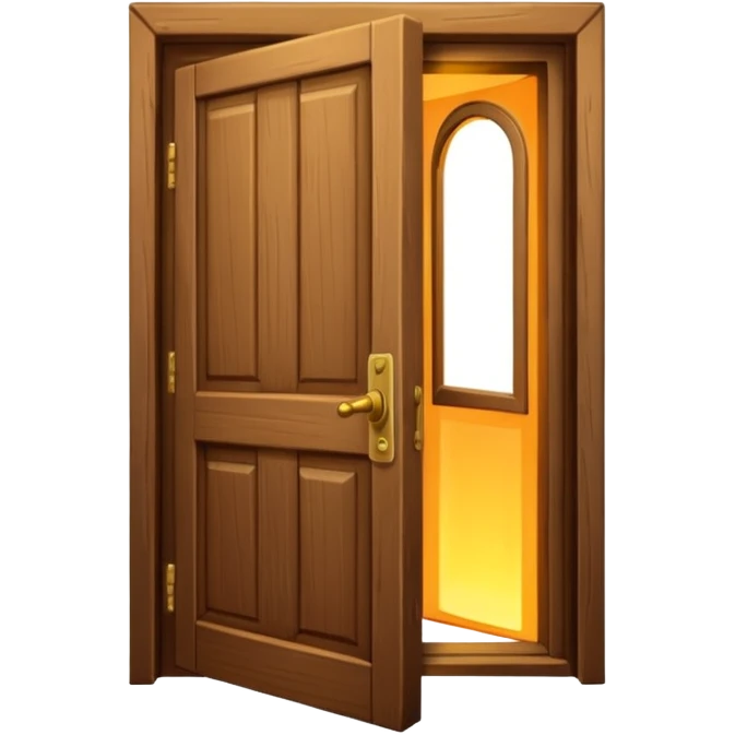 open door with a shining interior emoji