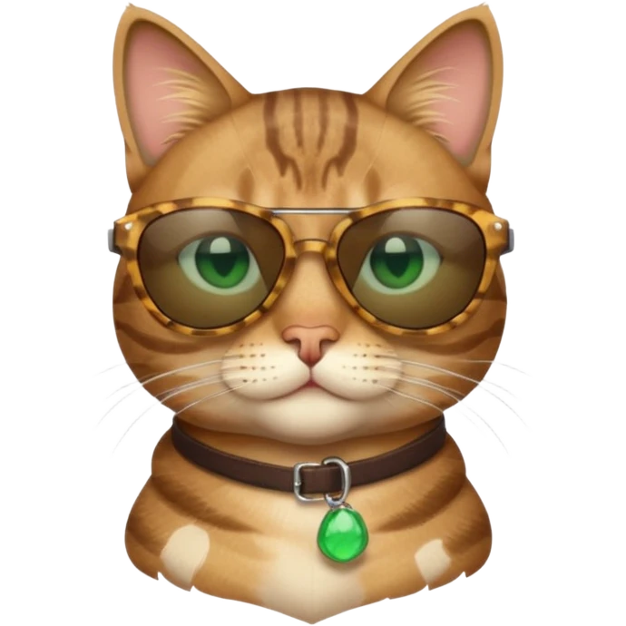 Cat wearing sunglasses emoji