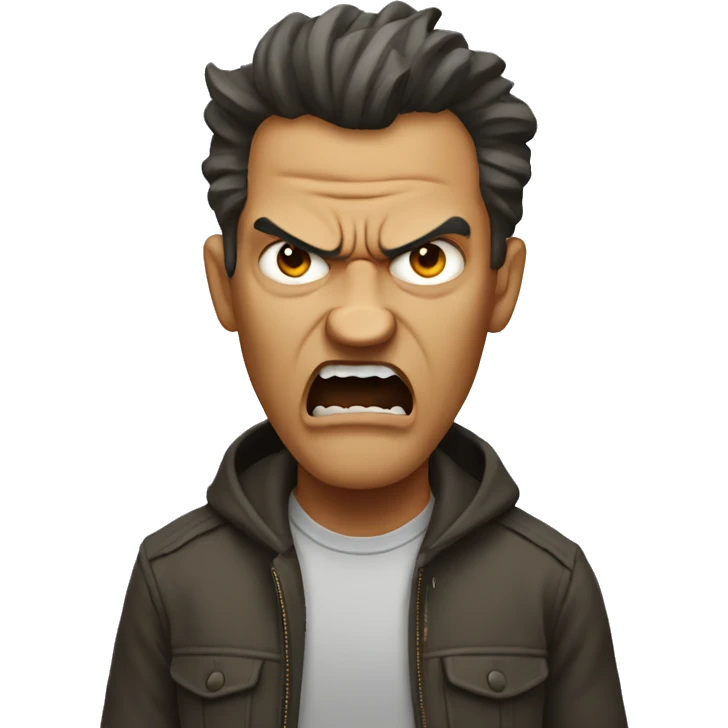 Very mad very angry emoji