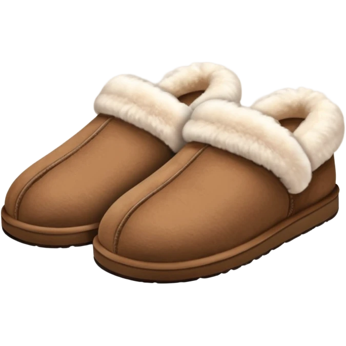 Fluffy Ugg House Slippers emoji