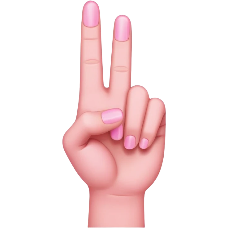 pink hand with middle finger up emoji