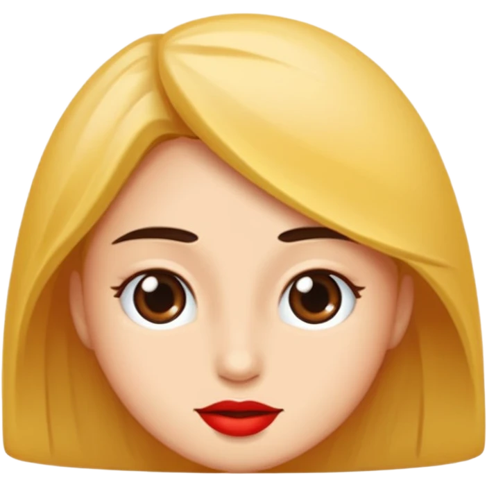 kırmızı küpeli kadın emoji