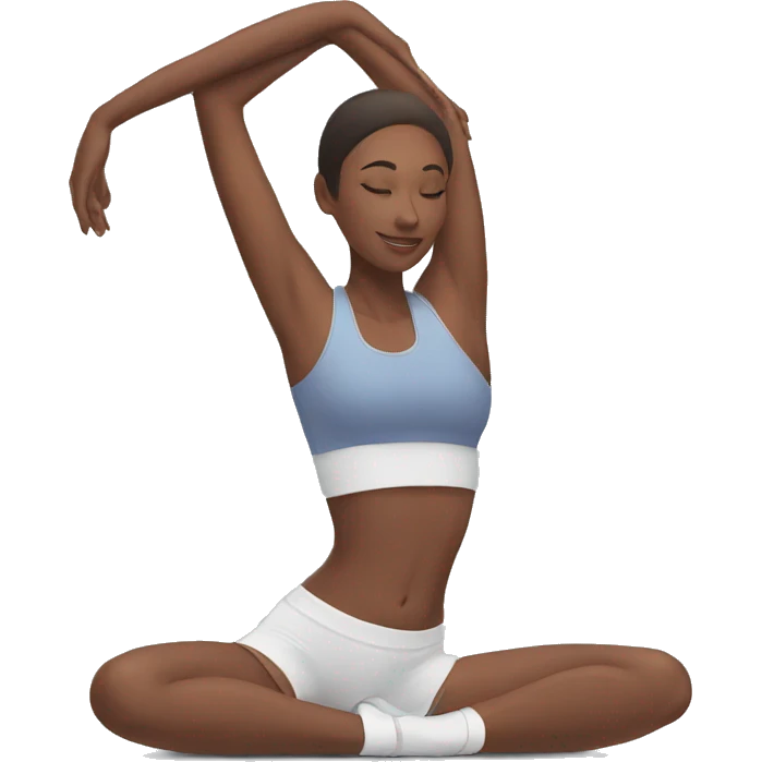stretching after gym emoji