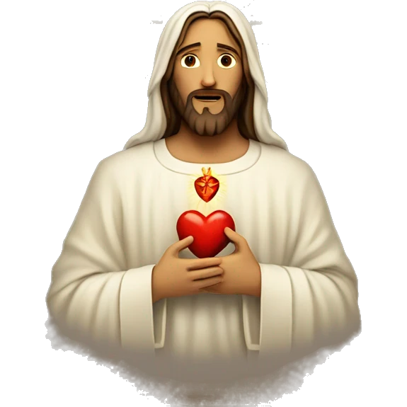 Jesus and sacred heart  emoji