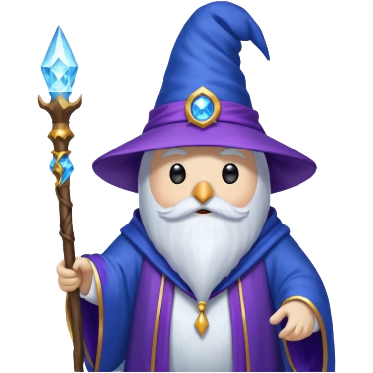 Penguin Wizard emoji