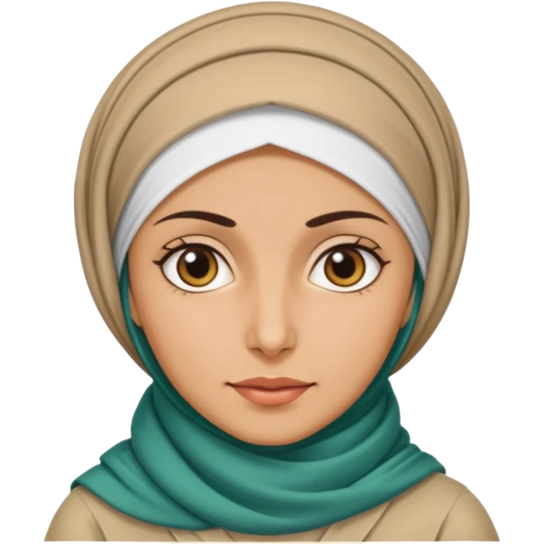 Portrait of a female Iranian civilian with a neutral expression 1980 emoji