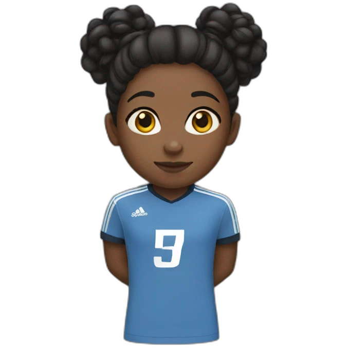 Black girl Manchester United  emoji
