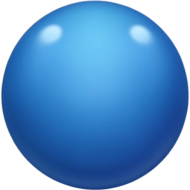 7th blue. Ball  emoji