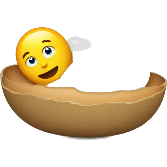 Man laying egg emoji
