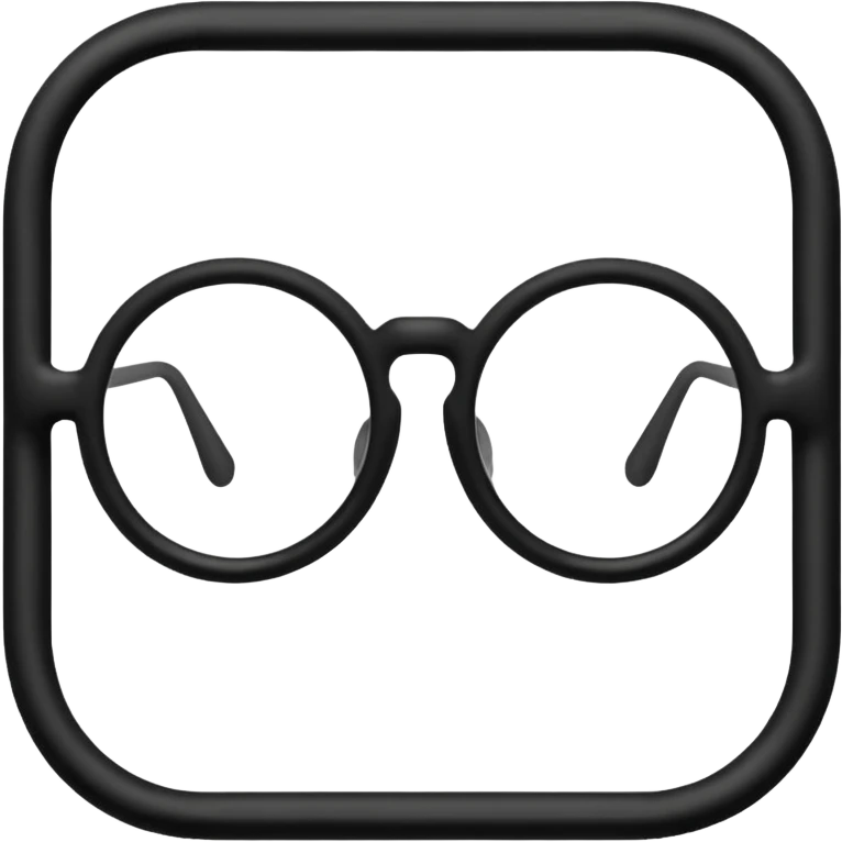 harry potter glasses emoji