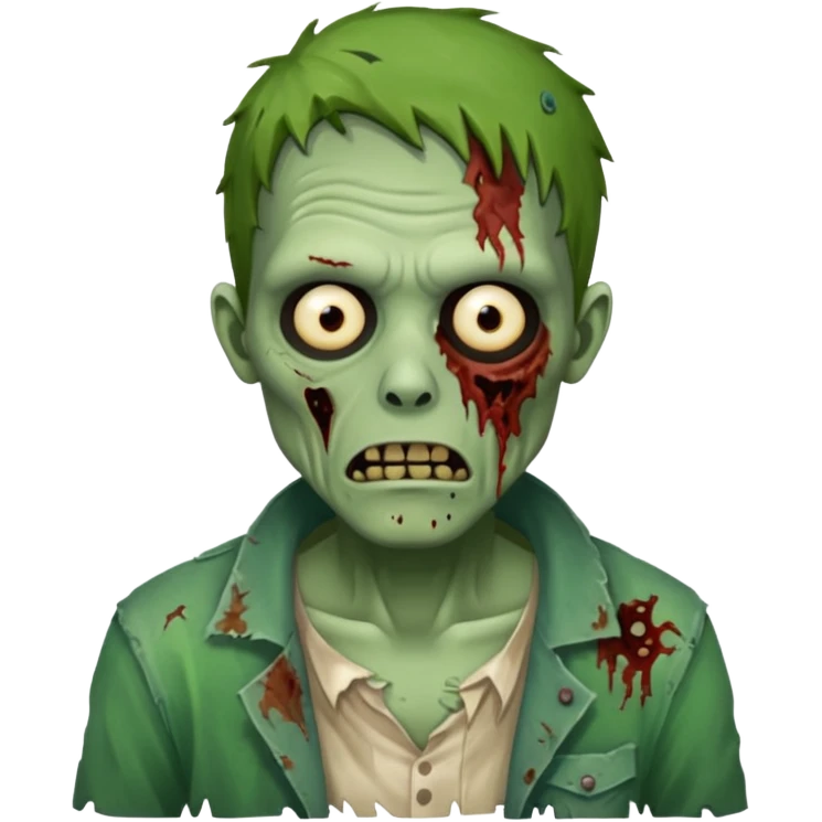 Zombie man emoji
