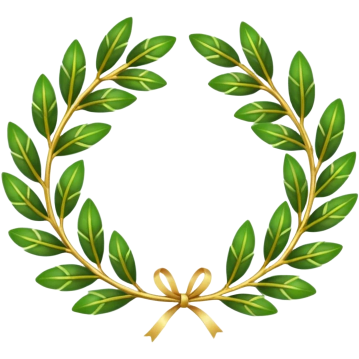 The number that took 23rd place was decorated with an imperial laurel wreath emoji