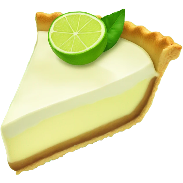 Key lime pie emoji