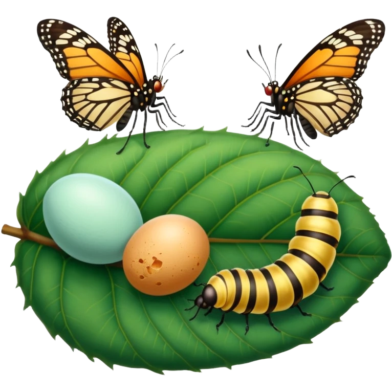 butterfly life cycle emoji