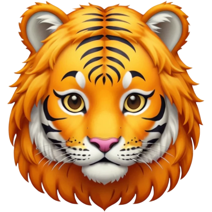 tiger with wigs emoji