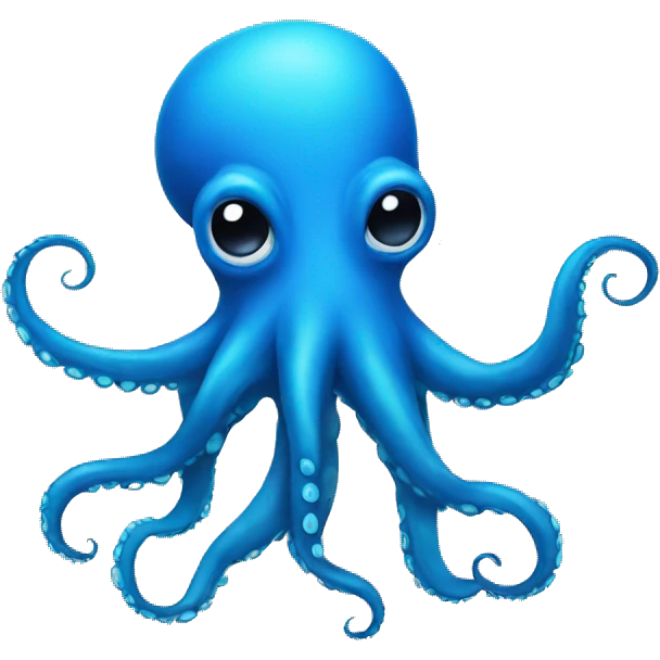 blue octopus mad emoji