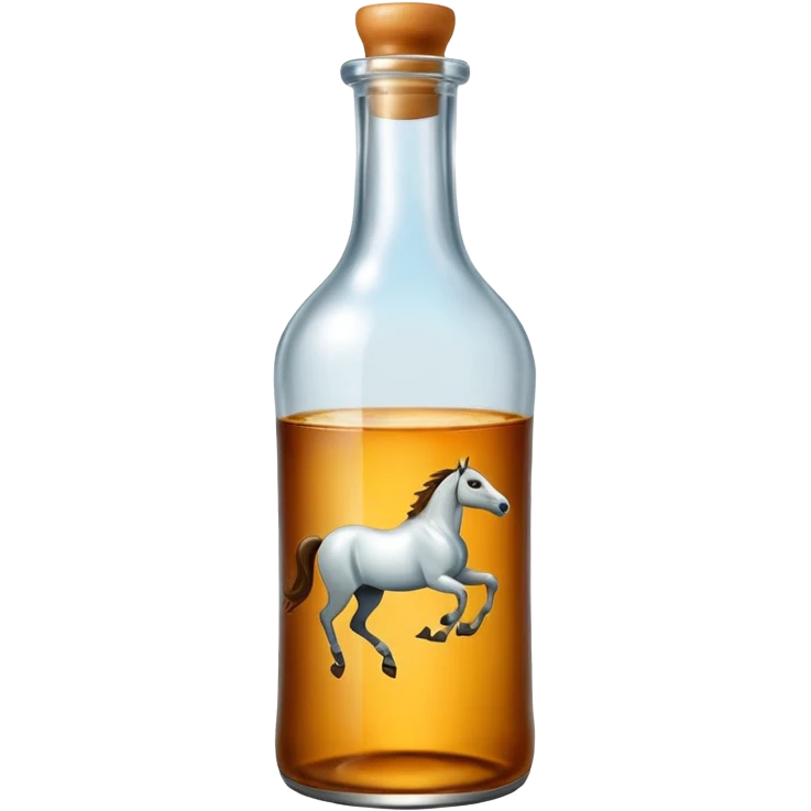 Horse bottle Tito’s emoji