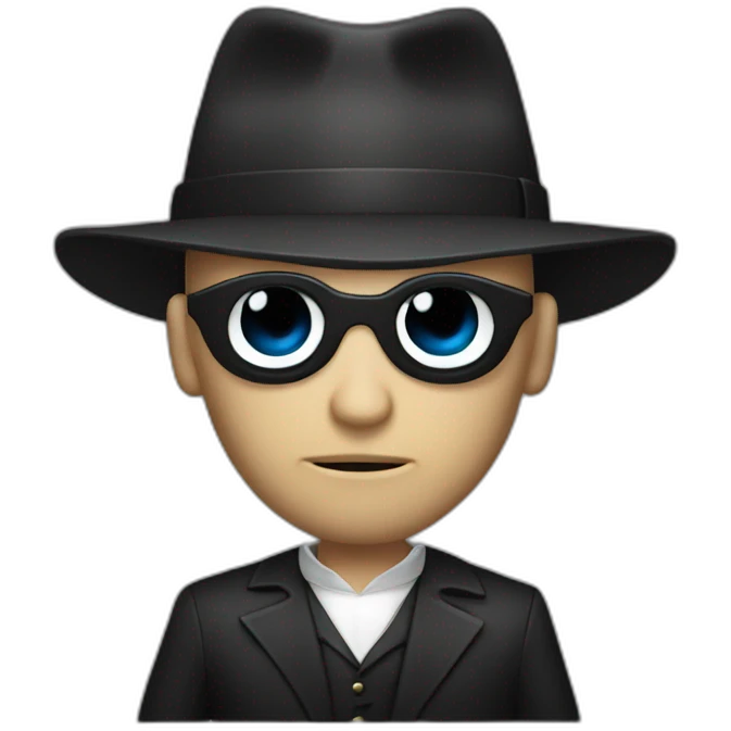 Hitman in costume emoji