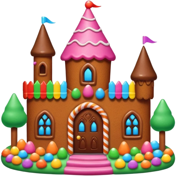 candy castle emoji