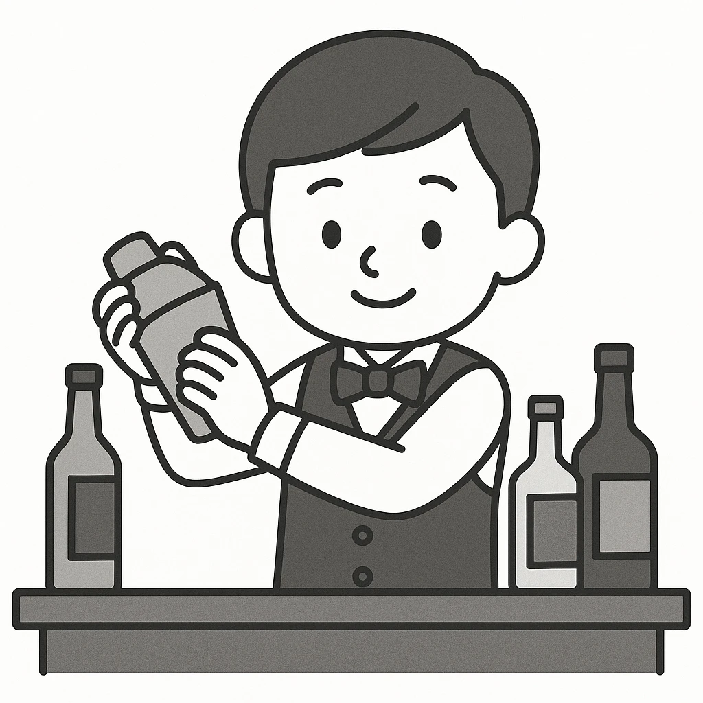 bartender mixing drinks emoji