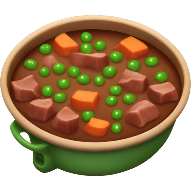 beef stew with peas emoji